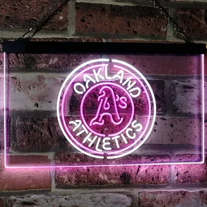 Oakland Athletics Logo 1 Neon-Like LED Sign