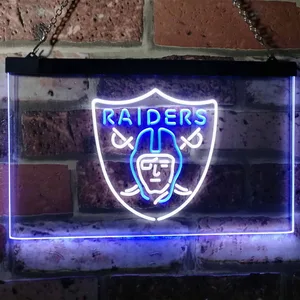 Oakland Raiders Neon-Like LED Sign