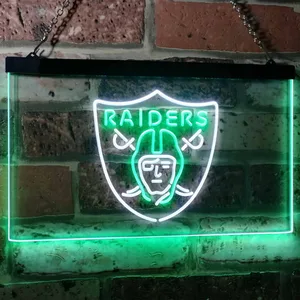 Oakland Raiders Neon-Like LED Sign
