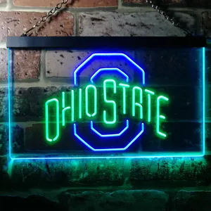 Ohio State Buckeyes Logo 1 Neon-Like LED Sign