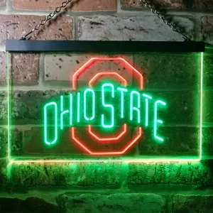 Ohio State Buckeyes Logo 1 Neon-Like LED Sign