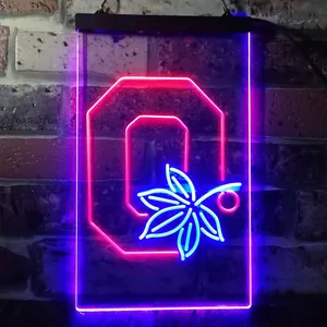 Ohio State Buckeyes Logo 2 Neon-Like LED Sign