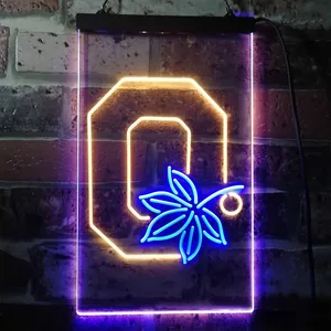 Ohio State Buckeyes Logo 2 Neon-Like LED Sign
