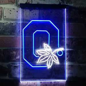Ohio State Buckeyes Logo 2 Neon-Like LED Sign