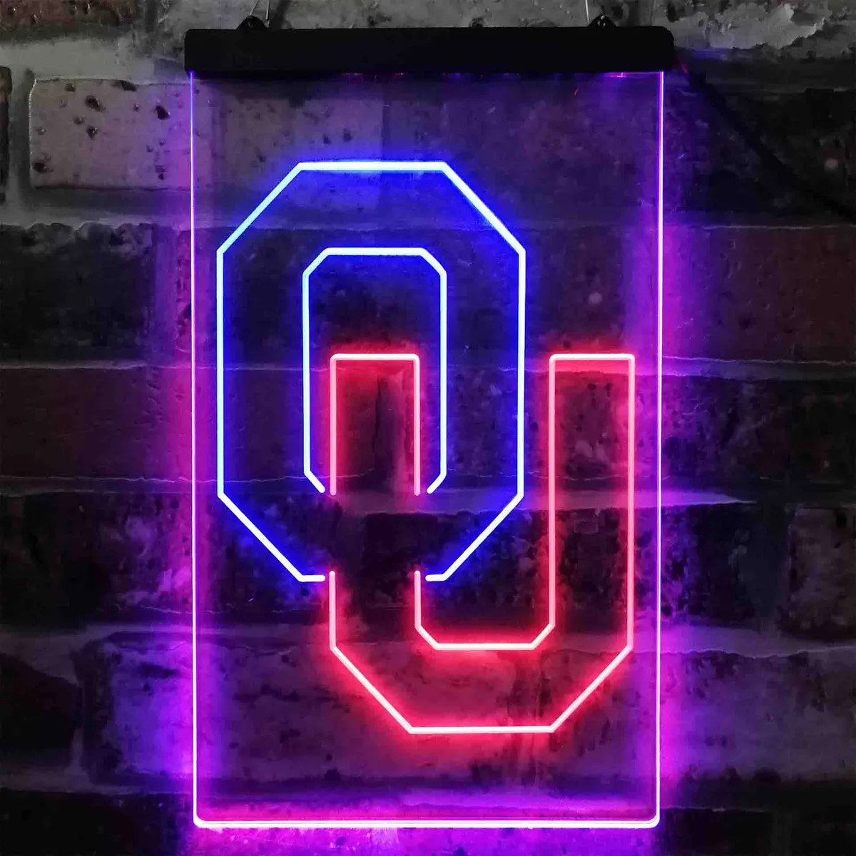 Oklahoma Sooners Logo Neon-Like LED Sign