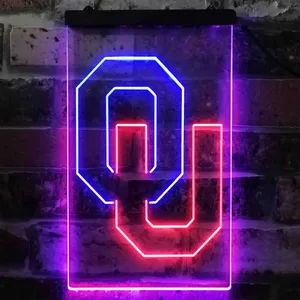 Oklahoma Sooners Logo Neon-Like LED Sign
