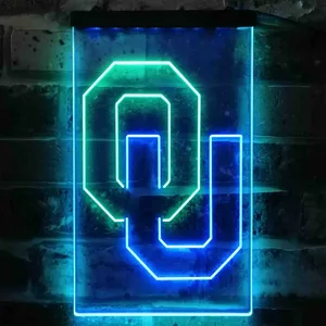Oklahoma Sooners Logo Neon-Like LED Sign
