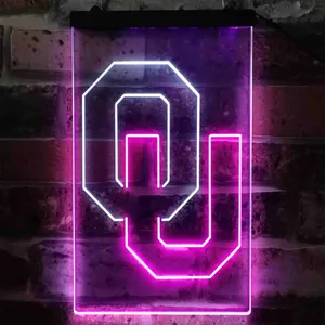 Oklahoma Sooners Logo Neon-Like LED Sign