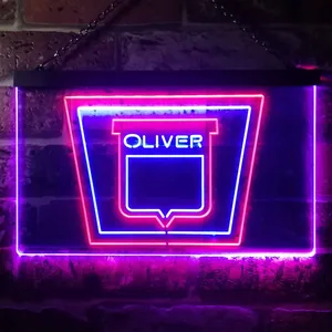 Oliver Old Logo Neon-Like LED Sign