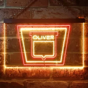 Oliver Old Logo Neon-Like LED Sign