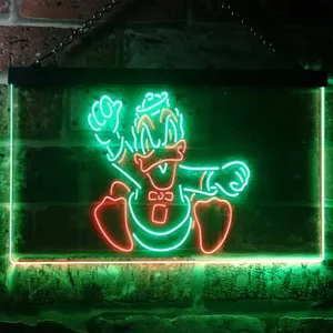 Oregon Ducks Mascot Neon-Like LED Sign