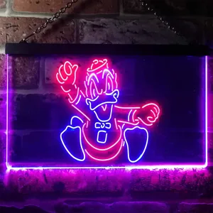 Oregon Ducks Mascot Neon-Like LED Sign