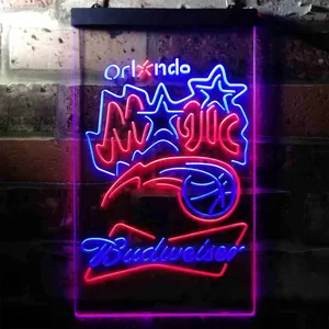 Orlando Magic Budweiser Neon-Like LED Sign