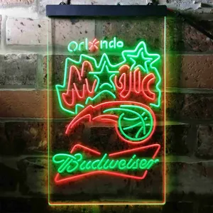 Orlando Magic Budweiser Neon-Like LED Sign