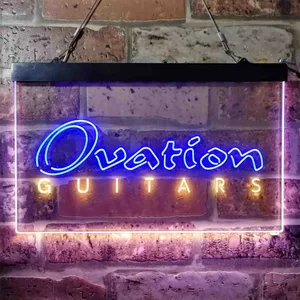 Ovation Guitar Neon-Like LED Sign