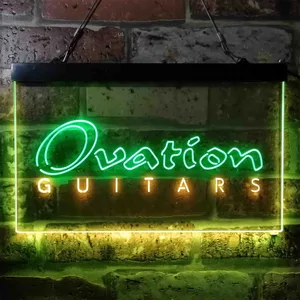 Ovation Guitar Neon-Like LED Sign