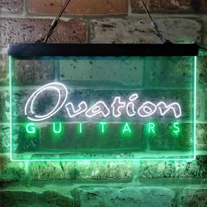 Ovation Guitar Neon-Like LED Sign