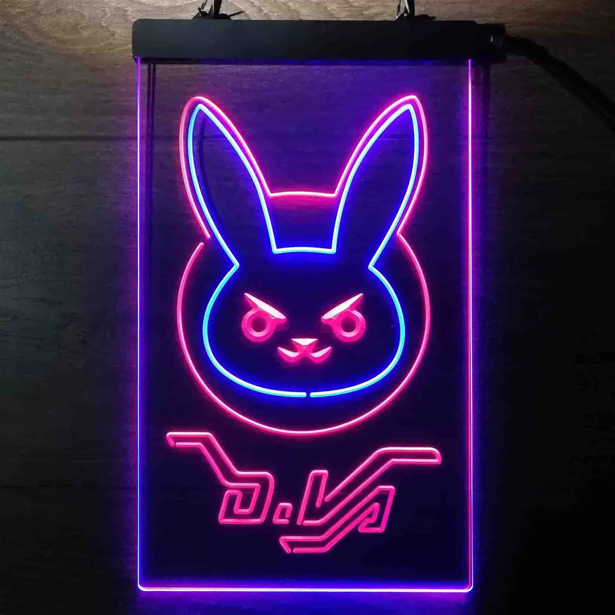 Overwatch Dva Bunny Neon-Like LED Sign