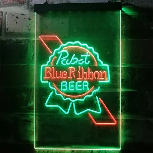 Pabst Blue Ribbon Ribbon 1 Neon-Like LED Sign