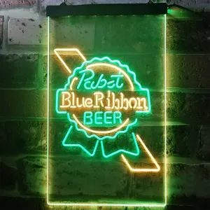 Pabst Blue Ribbon Ribbon 1 Neon-Like LED Sign
