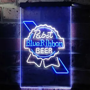 Pabst Blue Ribbon Ribbon 1 Neon-Like LED Sign