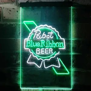 Pabst Blue Ribbon Ribbon 1 Neon-Like LED Sign