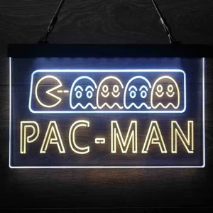 Pac-Man Neon-Like LED Sign