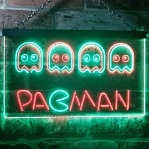 Pacman Neon-Like LED Sign