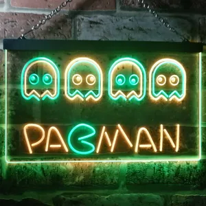 Pacman Neon-Like LED Sign