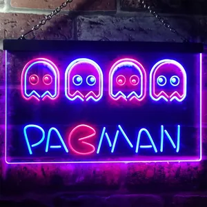 Pacman Neon-Like LED Sign