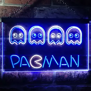 Pacman Neon-Like LED Sign