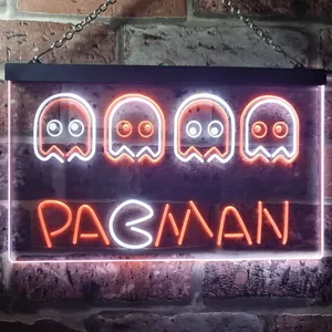 Pacman Neon-Like LED Sign