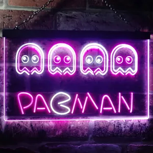 Pacman Neon-Like LED Sign