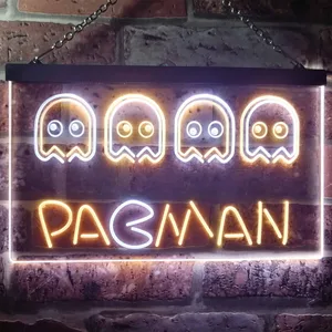 Pacman Neon-Like LED Sign