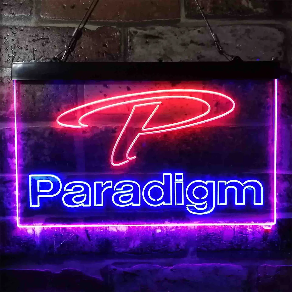 Paradigm Logo Neon-Like LED Sign