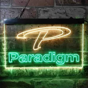 Paradigm Logo Neon-Like LED Sign
