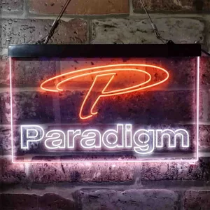 Paradigm Logo Neon-Like LED Sign