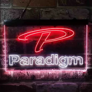 Paradigm Logo Neon-Like LED Sign