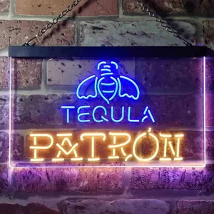 Patron Bee Logo Neon-Like LED Sign