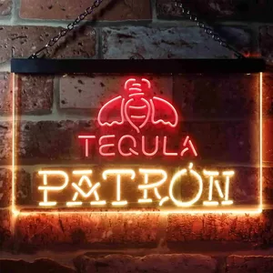 Patron Bee Logo Neon-Like LED Sign