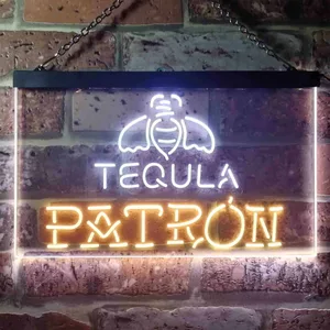 Patron Bee Logo Neon-Like LED Sign
