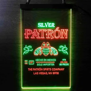 Patron Silver Logo Neon-Like LED Sign