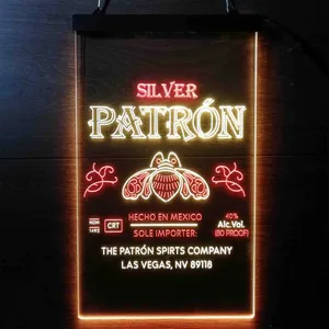 Patron Silver Logo Neon-Like LED Sign