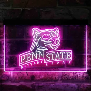 Penn State Nittany Lions Alternate Logo Neon-Like LED Sign - Legacy Edition