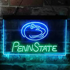 Penn State Nittany Lions Logo 2 Neon-Like LED Sign