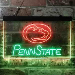 Penn State Nittany Lions Logo 2 Neon-Like LED Sign