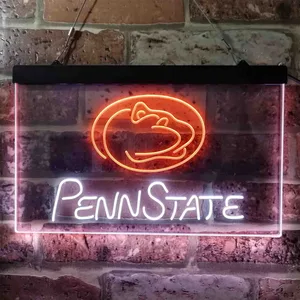 Penn State Nittany Lions Logo 2 Neon-Like LED Sign