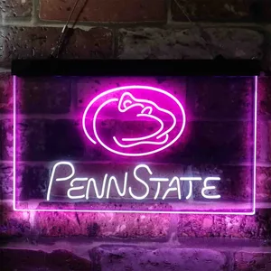 Penn State Nittany Lions Logo 2 Neon-Like LED Sign