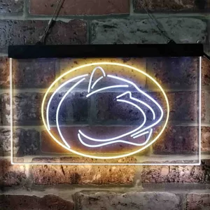 Penn State Nittany Lions Plain Logo Neon-Like LED Sign