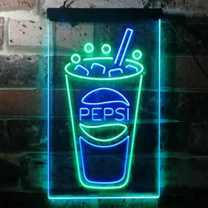 Pepsi Cold Cup Neon-Like LED Sign